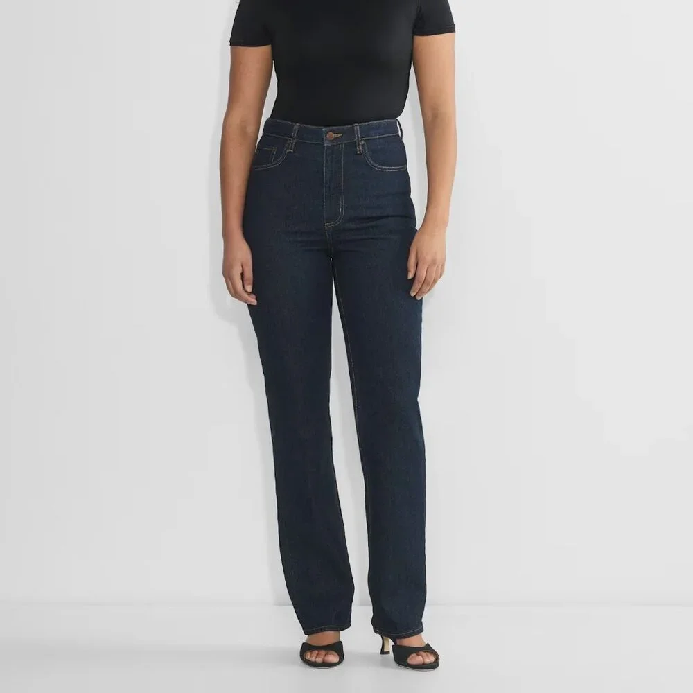 Aritzia Denim Forum Rowan Super Hi-Rise Curve-Fit Straight Jean - Picture 1 of 6